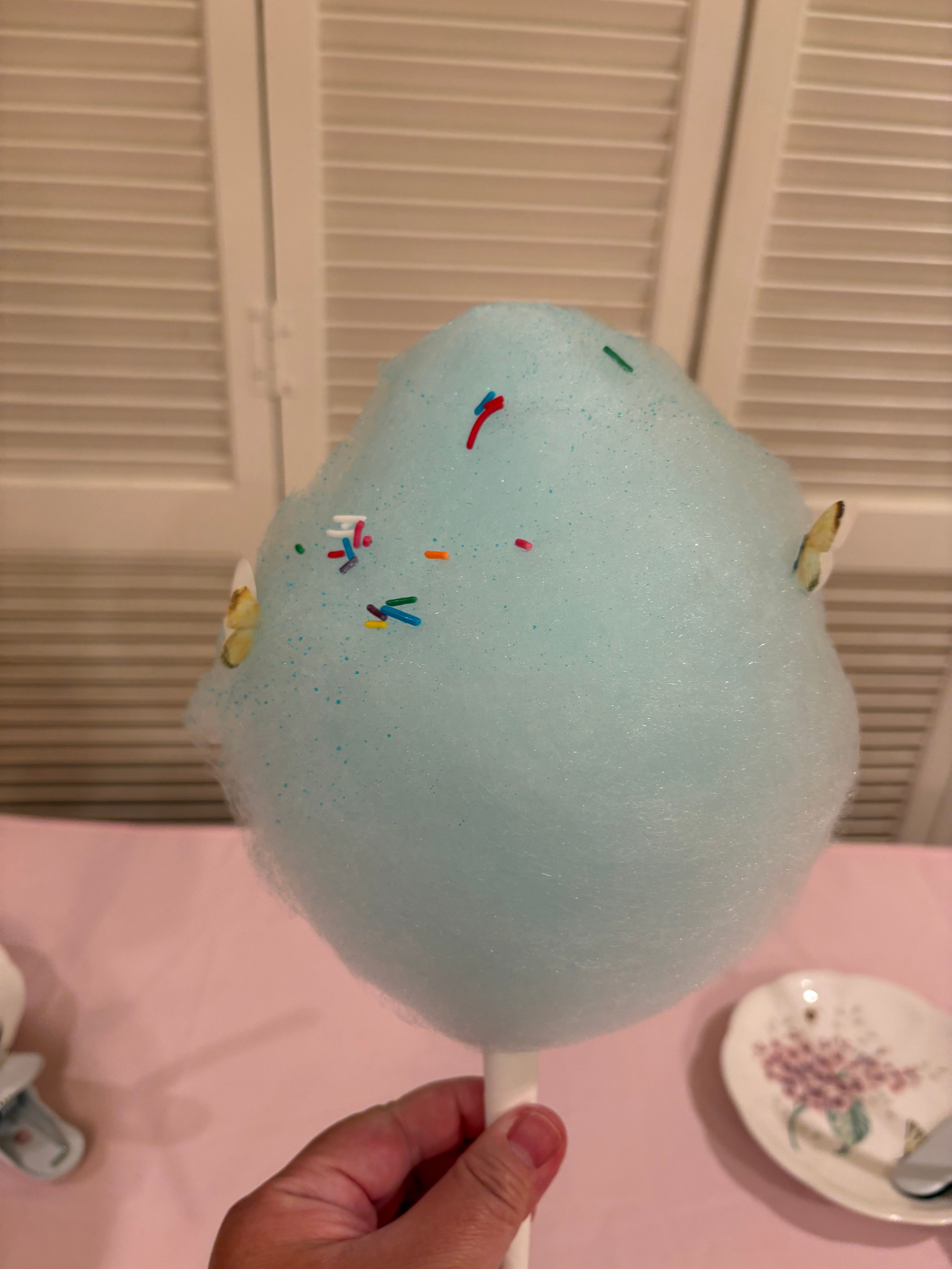 Rainbow Swirl Cotton Candy